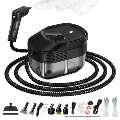 Handheld Steam Cleaner with 10 Accessories, Adjustable Steam & Fast Heat Up