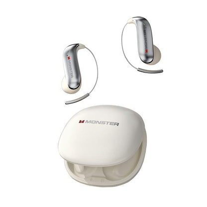 Open Ear Wireless Headphones with Earhook, Noise Cancelling Mic, 165H Playtime, Bluetooth 6.0