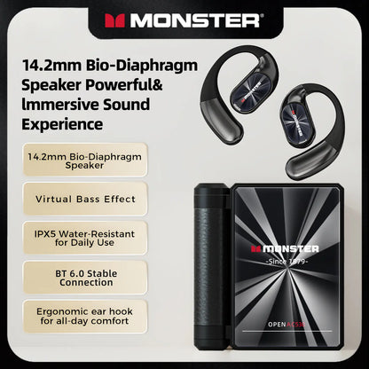 Wireless Earbuds Bluetooth 6.0, 165H Long Playtime, Foldable Design, Waterproof Headphones