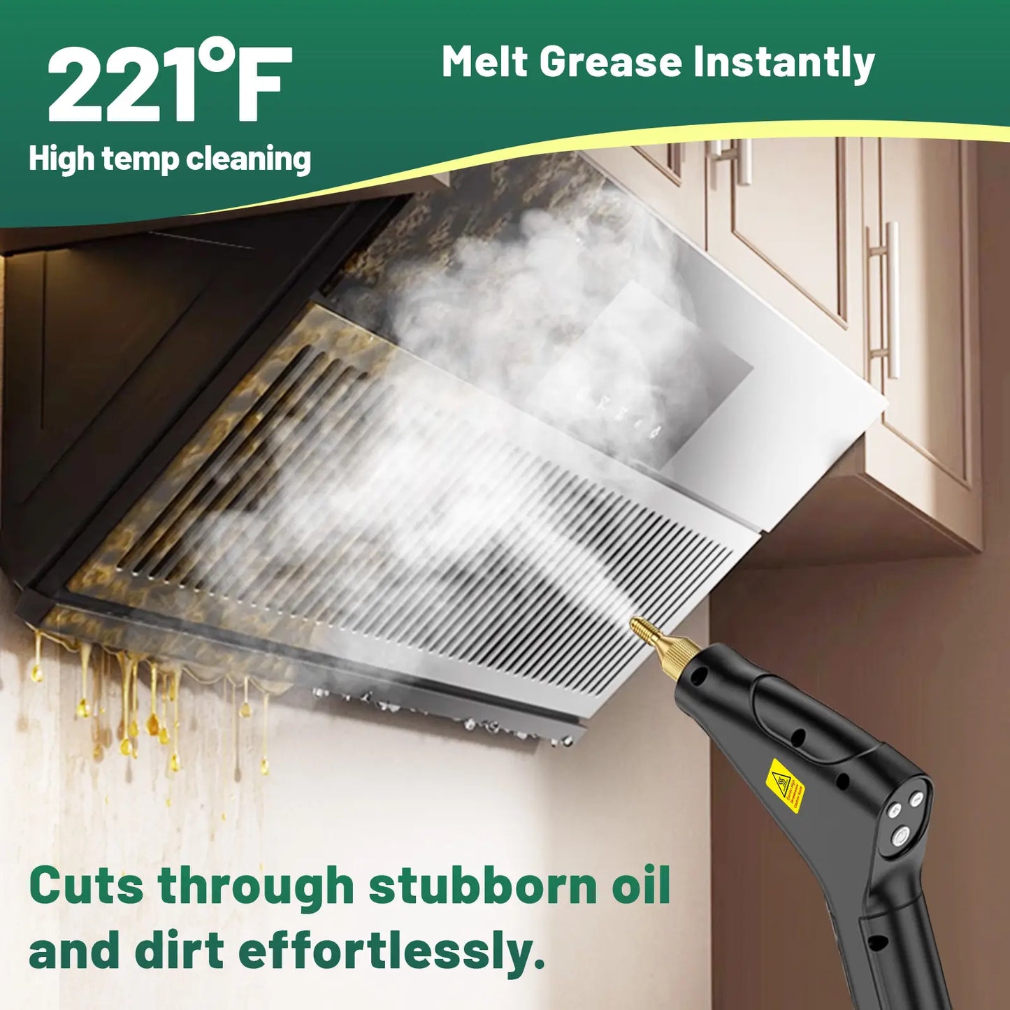 Handheld Steam Cleaner with 10 Accessories, Adjustable Steam & Fast Heat Up