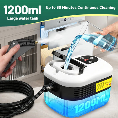 Handheld Steam Cleaner with 10 Accessories, Adjustable Steam & Fast Heat Up